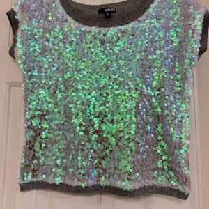 Sequined Ana top